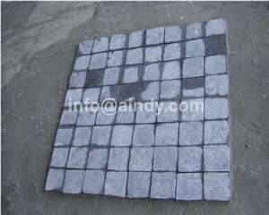 Natural Blue Limestone Tumbled Chipped Mosaic