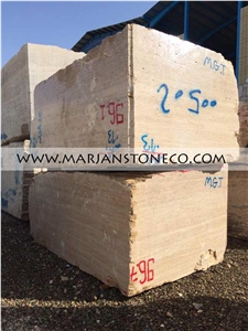 Cream Beige Travertine Block