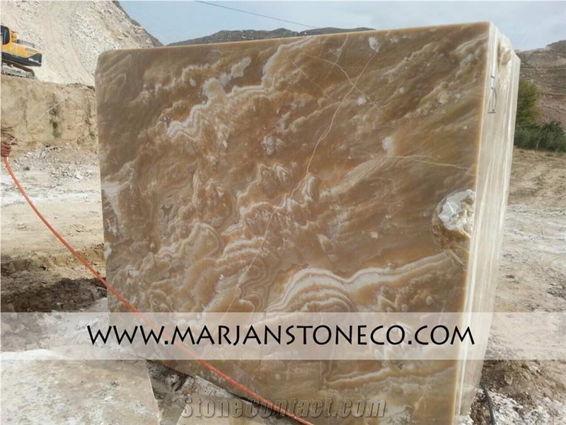 Honey Onyx Blocks, Onice Miele Extra Onyx Block