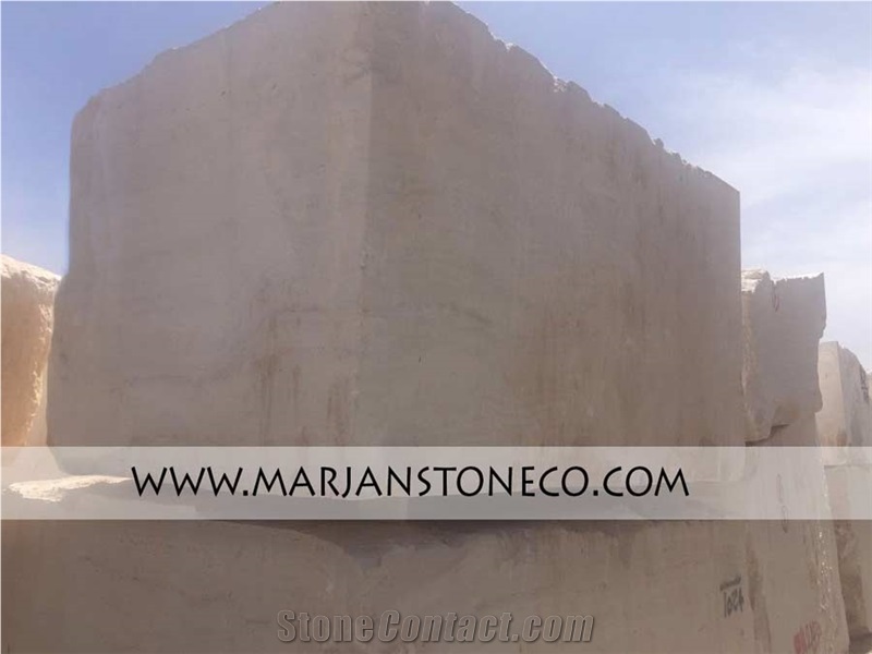 Iran White Travertine Block