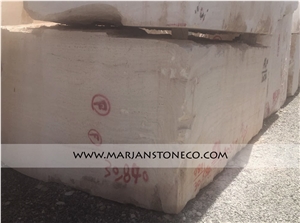 Iran White Travertine Block