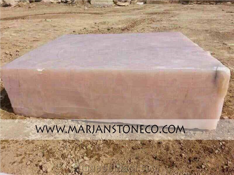 Pink Onyx Block, Iran Pink Onyx