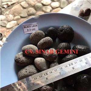 Black Lava Stone Pebbles