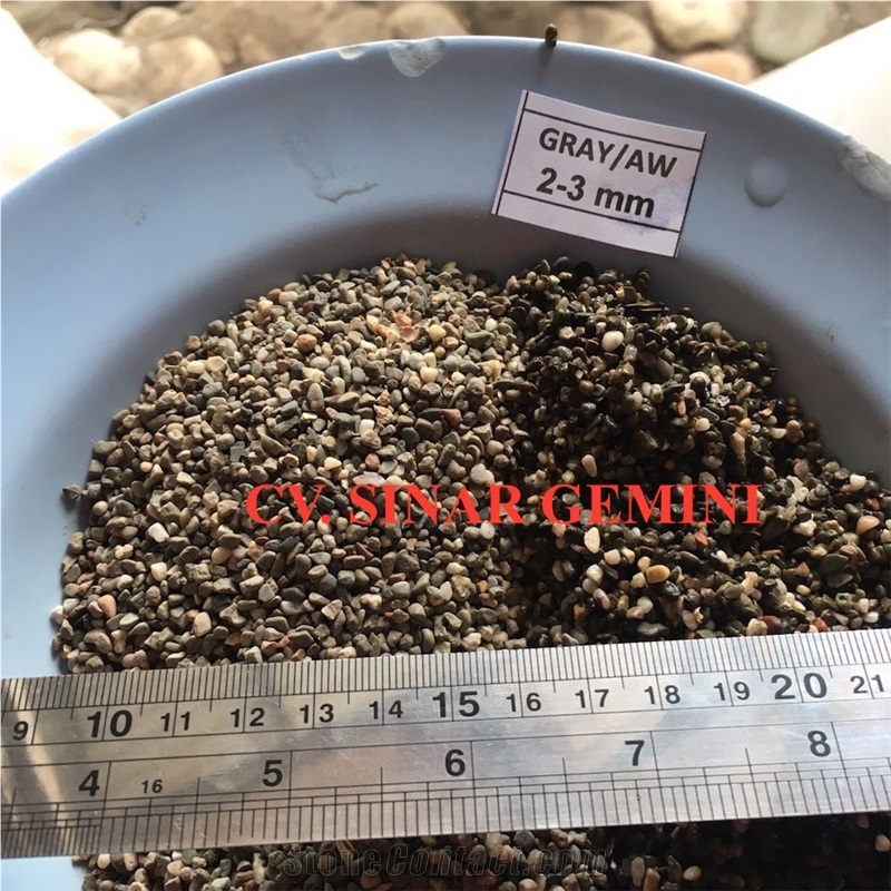 Natural Gray Mini Pebble Stone