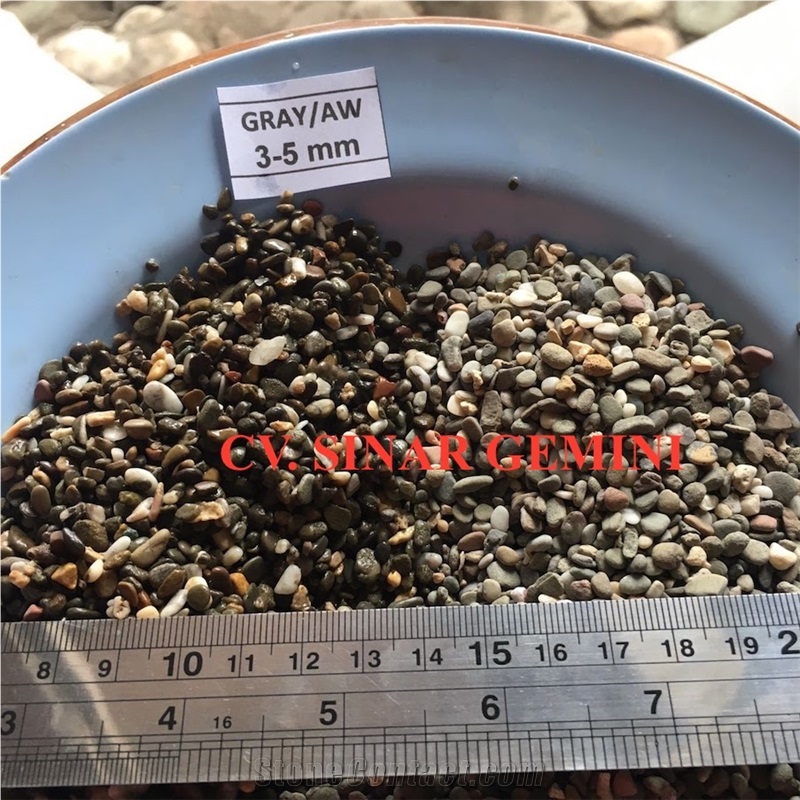 Natural Gray Mini Pebble Stone