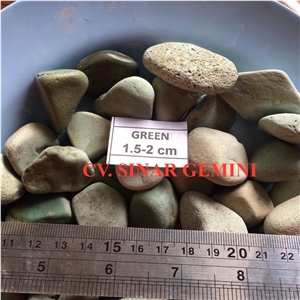 Natural Green Pebble Stone Natural Green Pebble Stone