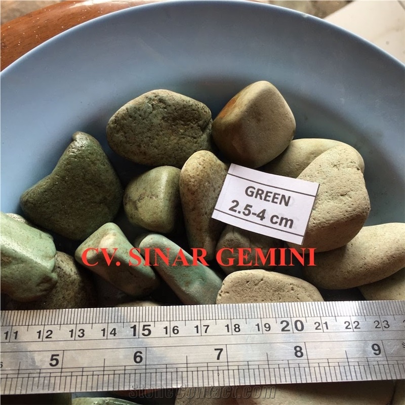 Natural Green Pebble Stone