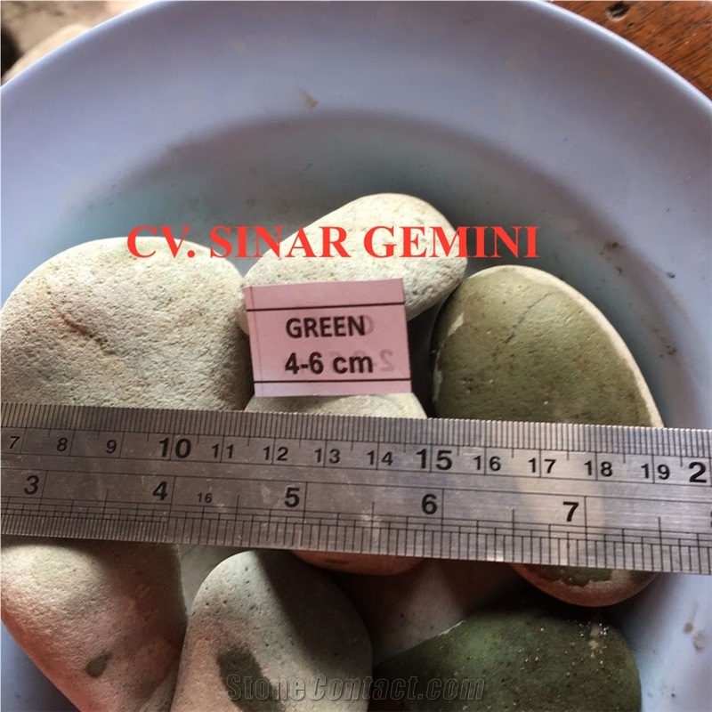 Natural Green Pebble Stone