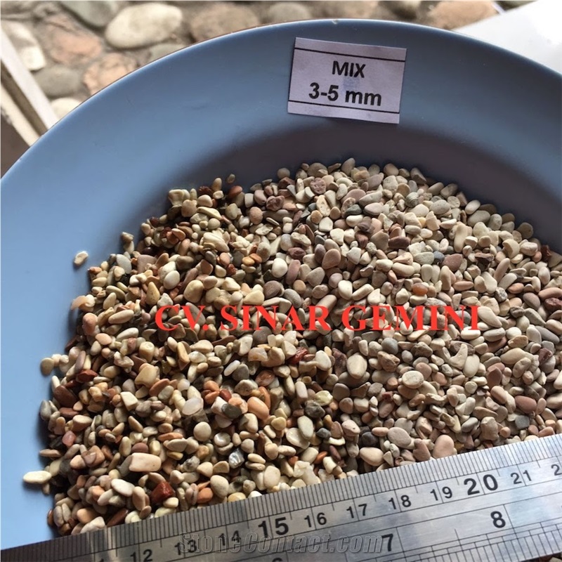Natural Multicolor Mini Pebble Stone