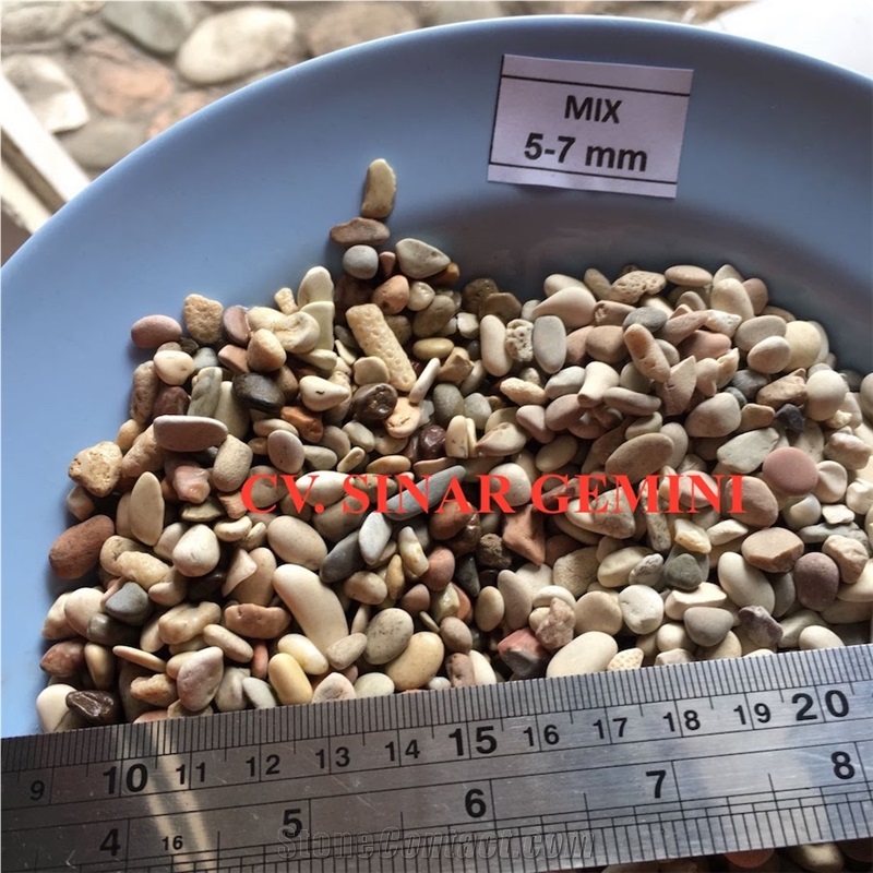 Natural Multicolor Mini Pebble Stone