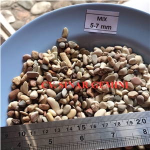 Natural Multicolor Mini Pebble Stone