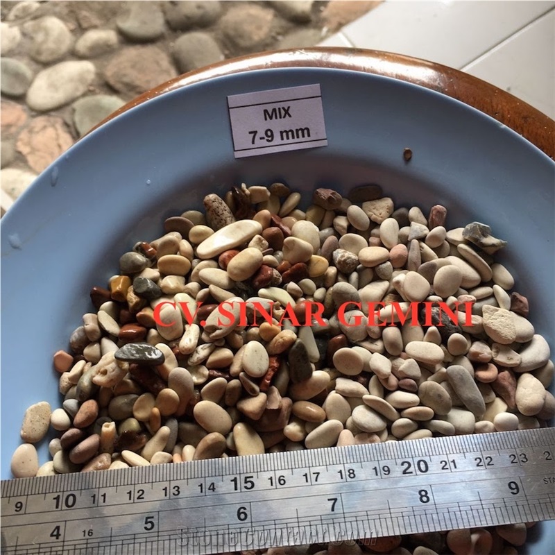 Natural Multicolor Mini Pebble Stone