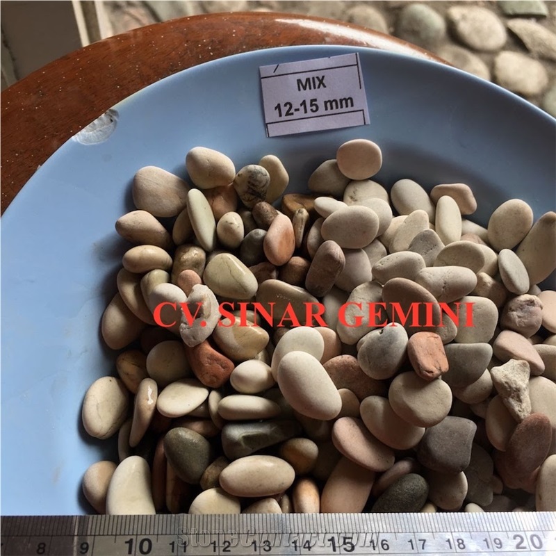 Natural Multicolor Mini Pebble Stone