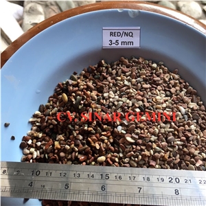 Natural Red Mini Pebble Stone
