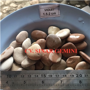 Natural Violet Pebble Stone