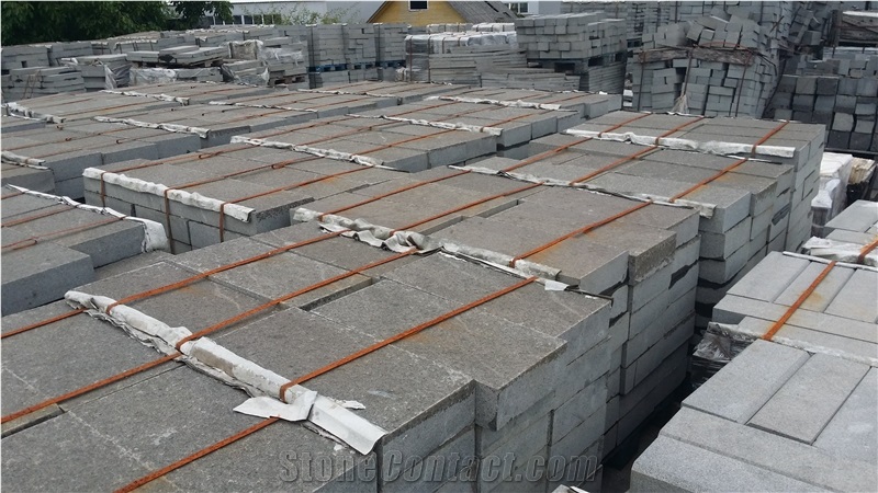 Romania Grey Andesite Slabs & Tiles