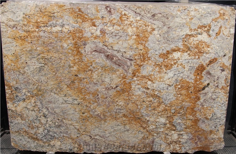 Typhoon Gold Granite Slabs