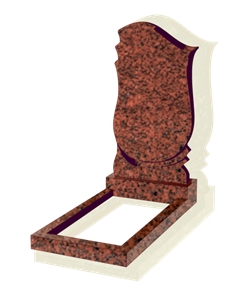 Red Granite Upright Monuments