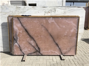 Afghan Pink Onyx Slabs