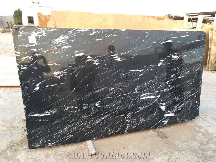 Black Gold Marble Slabs