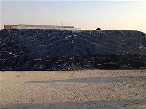 Black Gold Marble Slabs