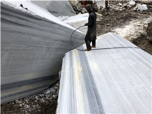 Cloudy Vein Grey & White, 3d Grey Marble Block