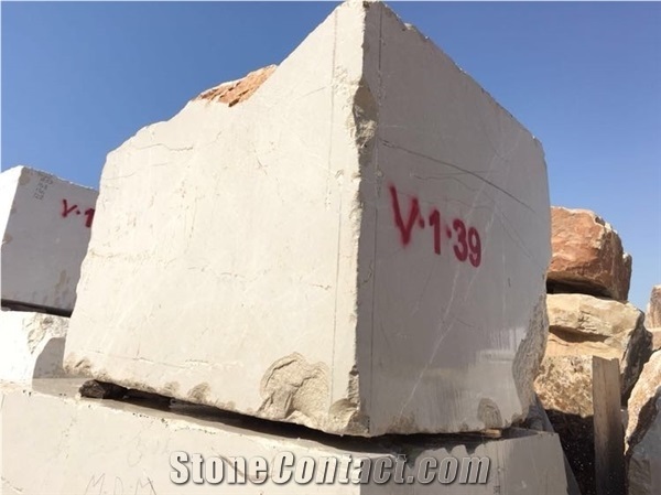 Pakistan Crema Marfil, Aba Beige Marble Block