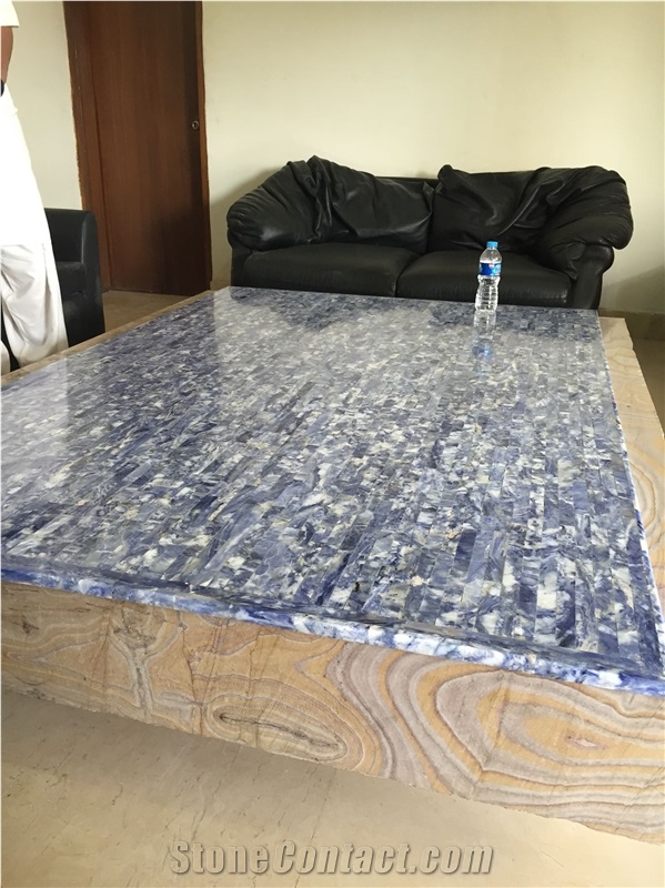 River Blue Quartzite Block, Afghanistan Blue Quartzite