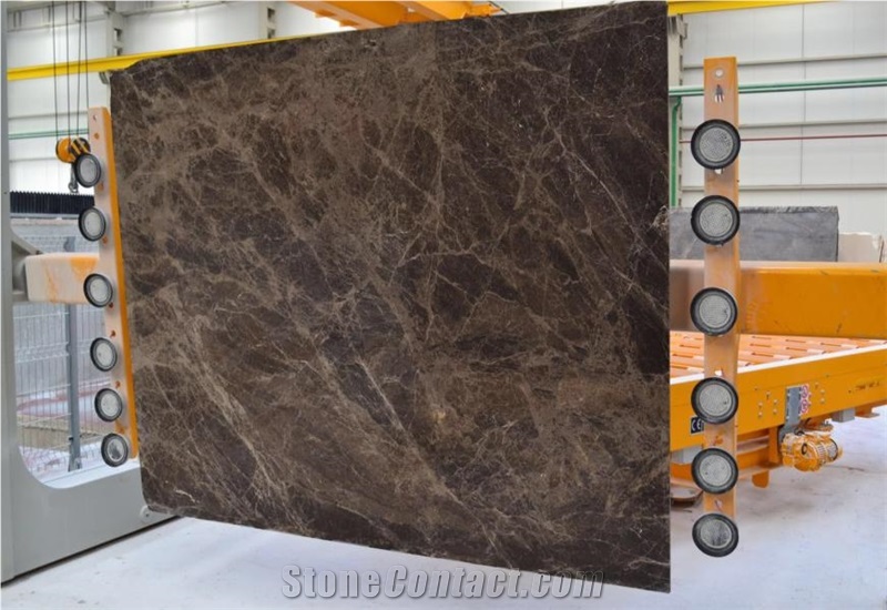 Dark Emperador Marble Polished Slabs