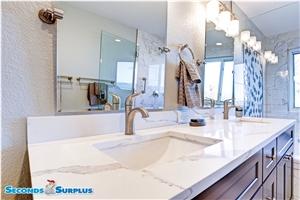 Artificial Calacatta Marble Vanity Top
