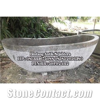 Musang King Marble Grey Color Bathroom Tub