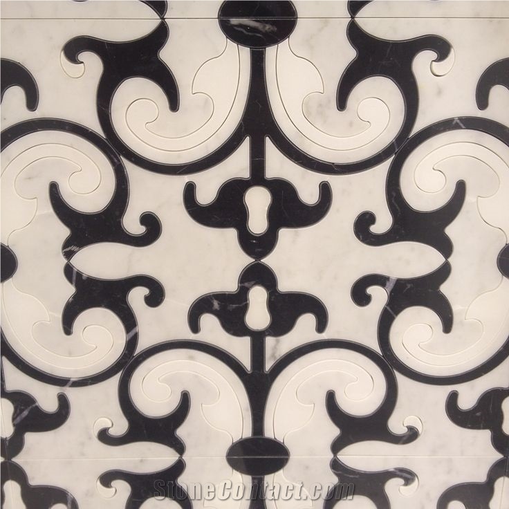 Waterjet Mosaic Waterjet Rosettes