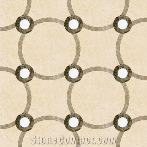 Waterjet Mosaic Waterjet Rosettes