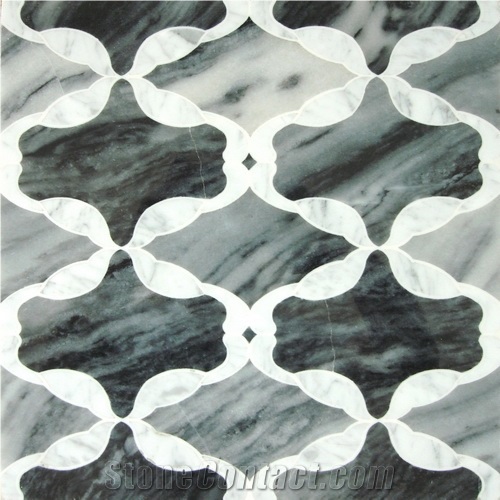 Waterjet Mosaic Waterjet Rosettes