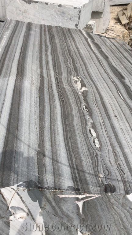 Smoke Grey Marble Block, India Grey Marble