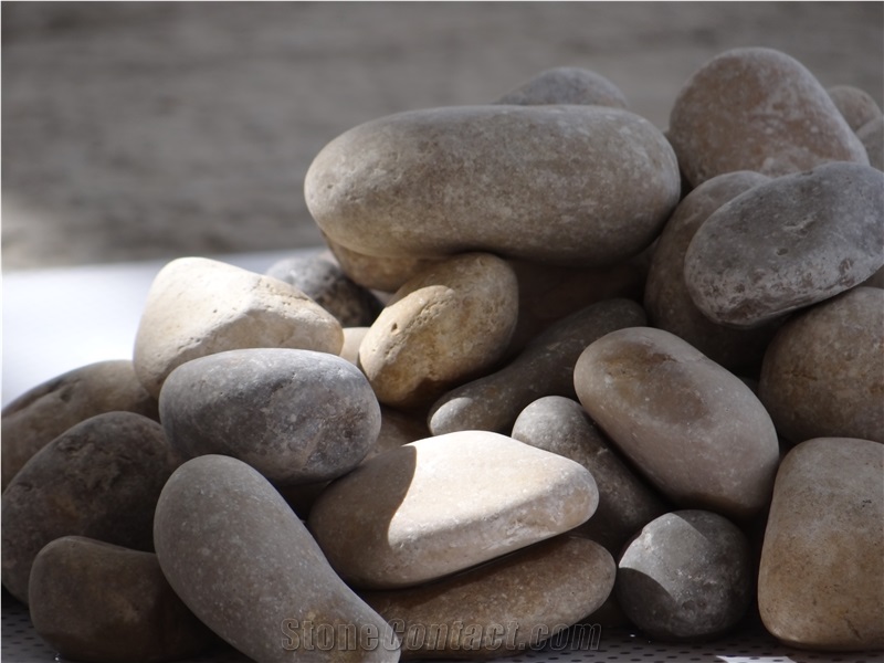 Natural Pebble Stone, Garden River Stone