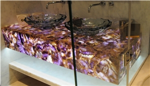 Purple Amethyst Kitchen Countertops