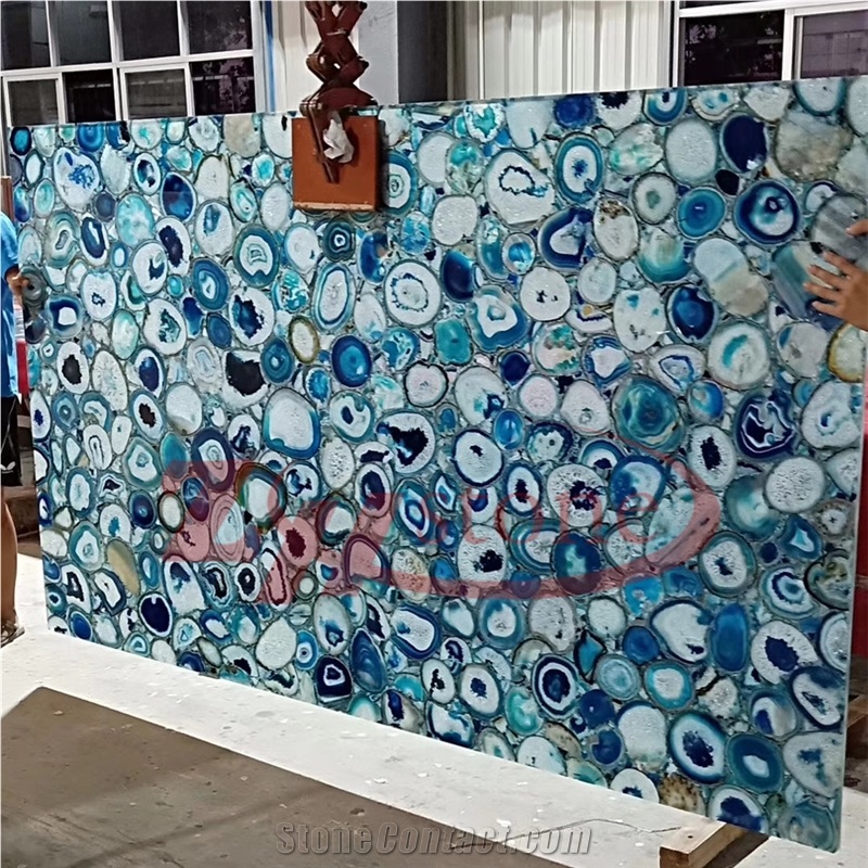 Blue Agate Round Table