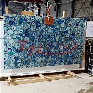 Blue Agate Round Table