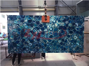 Blue Agate Round Table