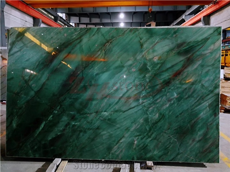 Botanic Bordeaux Green Quartzite Slabs