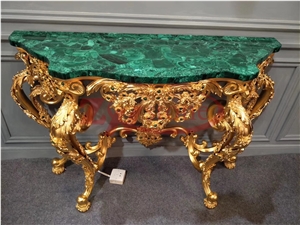 Malachite Green Round Table