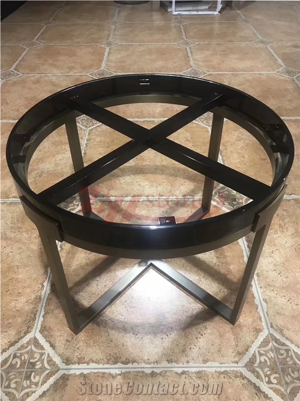 Rose Crystal Quartzite Slab Round Table