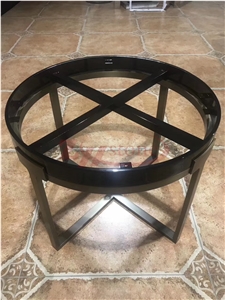 Rose Crystal Quartzite Slab Round Table
