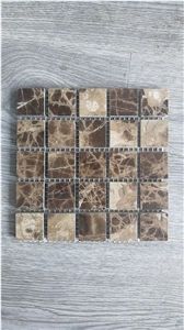 Mosaic in Brownish/ Brown Marble Mosaic