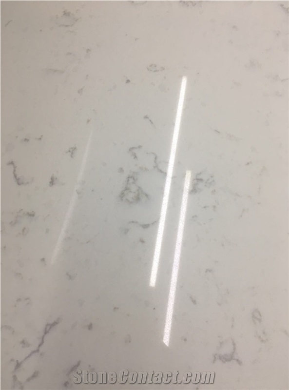 China White Quartz Vanity Top
