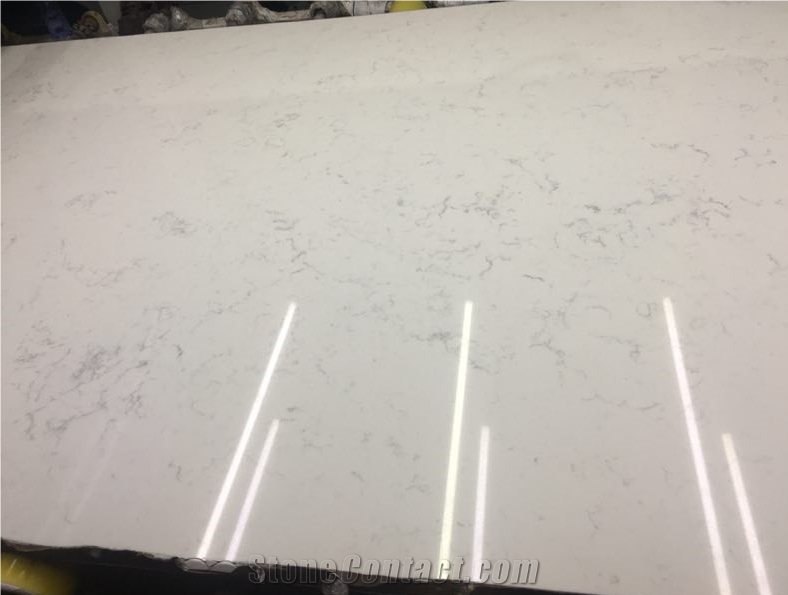 China White Quartz Vanity Top