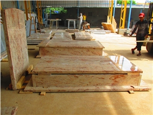 Tombstones and Monuments, Shivakasi Ivory Beige Granite Tombstones