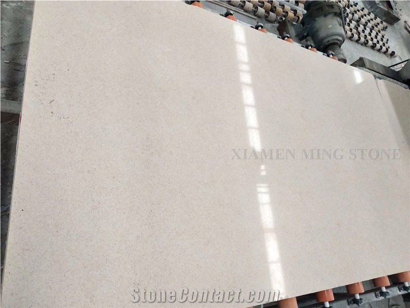 Fatima Crema Limestone Tiles,Portugal Beige Sea Coral Stone Polished Slab