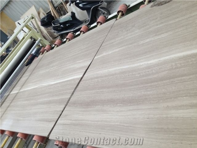 Grey Wooden Marble Slab, China Grey Marble Flooring Tiles